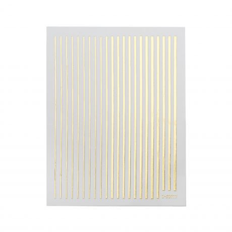 Наклейки для ногтей Z-D2977 золотые полоски