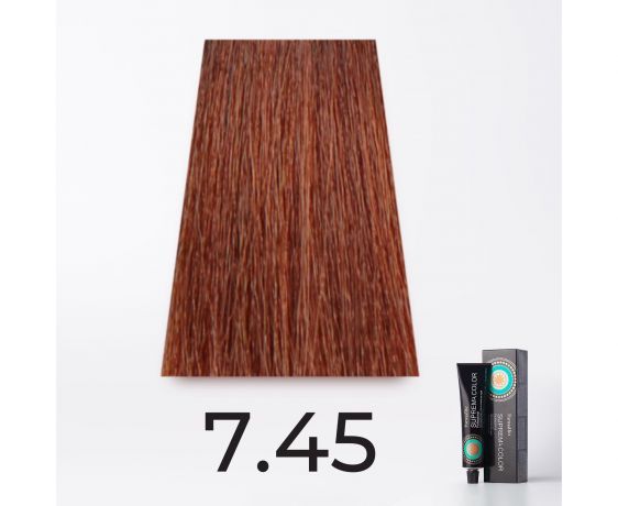 Краска для волос FarmaVita Suprema 7.45 блондин медный, 60мл