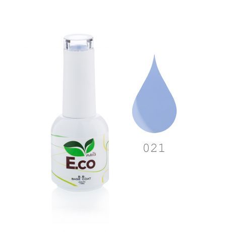 Базовое покрытие для гель-лака цветное 2в1 E.co Nails base Coat BB021, 10мл
