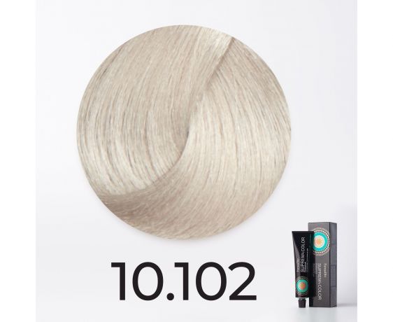 Краска для волос FarmaVita Suprema 10.102 платиновый блондин пепельно-жемчужный, 60мл