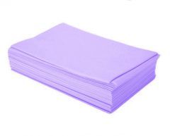 Простыня White line одноразовая 70*200 SMS 17 фиолетовый 10 шт/уп.