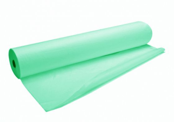 Простыня 200х70 cм, в рулоне зеленые Standart 100/600