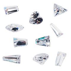 Стразы Swarovski  (в ассорт. алмаза, рисинка, сердечко, трапеция) , 10 шт