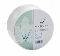 Бумага для депиляции в рулоне 7см*50м белая Italwax