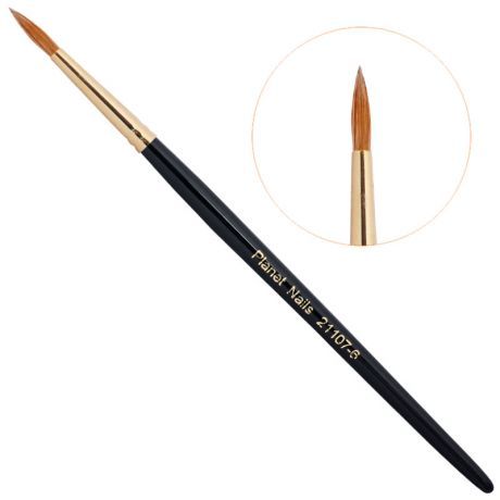Кисть Planet Nails акриловая круглая №6 