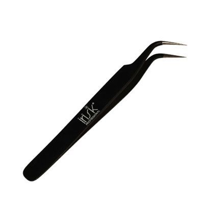 Пинцет на планшете для ресниц проф изогнутый "IRIS