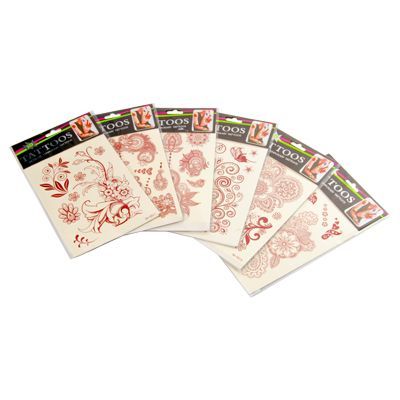 Тату для тела переводные 3D Mehendi