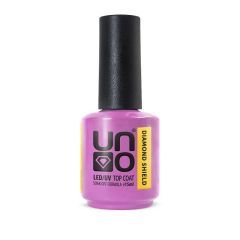 Верхнее покрытие для гель-лака Uno DIAMOND SHIELD, без липкого слоя, 15 мл