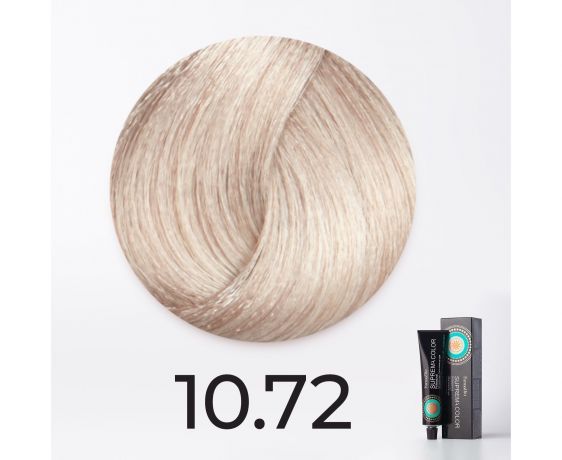 Краска для волос FarmaVita Suprema 10.72 платиновый блондин коричнево-перламутровый, 60мл