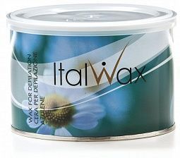 Воск для депиляции теплый в банке Азулен ITALWAX 400 мл