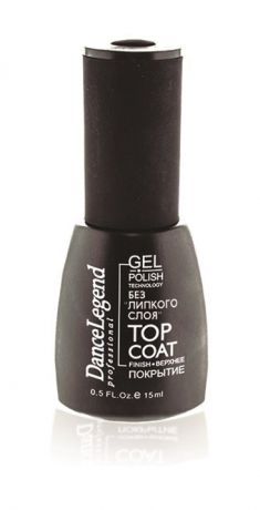 Гель-лак для ногтей "Dance Legend" Top Coat gel polish 15мл БЕЗ липкого слоя