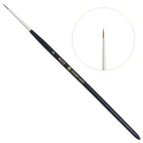 Кисть Planet Nails акриловая круглая для дизайна №0 (310.0)