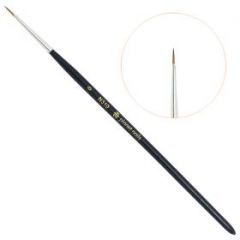 Кисть Planet Nails акриловая круглая для дизайна  №0 (310.0)