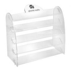 Подставка для лаков с логотипом 5 ярусов 28Х24 см 