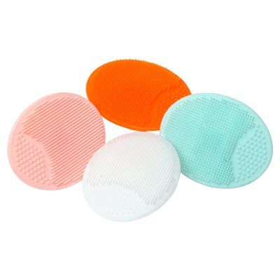 Терка - скраб для лица/тела овальная, силиконовая 