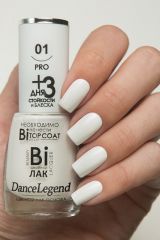 Лак для ногтей "Dance Legend" Binary PRO №01 белый