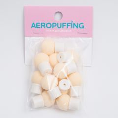 Aeropuffing Puffing Sponge 12pcs.- спонж для дизайна 12 шт., (6 шарообразных, 6 каплевидных)
