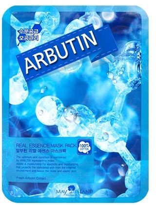 МСЛ REAL Маска для лица тканевая Real Essence Arbutin Mask Pack 25мл