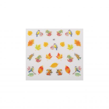 Наклейки для ногтей E.co Nails 3D 60