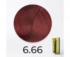 Краска для волос FarmaVita B.Life Color 6.66 Темный блондин насыщенно-красный, 100мл