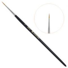 Кисть Planet Nails акриловая круглая для дизайна  №1 (310.1)