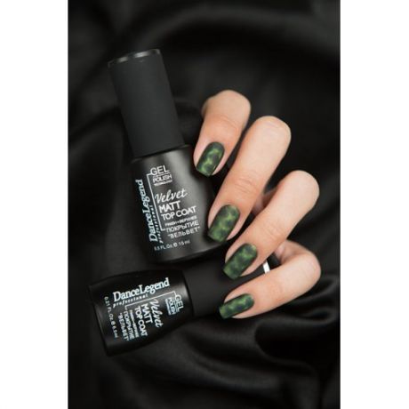 Гель-лак для ногтей "Dance Legend" VELVET matt top gel 15мл