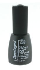 Гель-лак для ногтей "Dance Legend" VELVET matt top gel 15мл