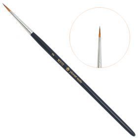 Кисть Planet Nails акриловая круглая для дизайна №2 (310.2)