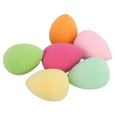 Спонж для макияжа каплевидный, 1 штука (цвет в ассортименте)