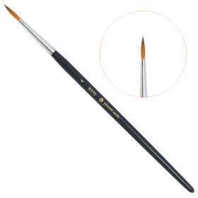 Кисть Planet Nails акриловая круглая для дизайна  №4 (310.4)