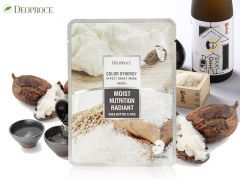 ДП SHEET Маска тканевая на основе масла ши и рисовой воды, Deoproce color synergy effect ,20г