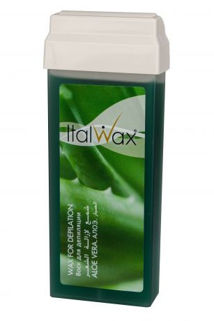 Воск для депиляции теплый в картридже Алоэ ITALWAX 100 мл