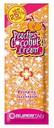 Крем для загара в солярии Super tan Peaches Coconut and Crem 15мл