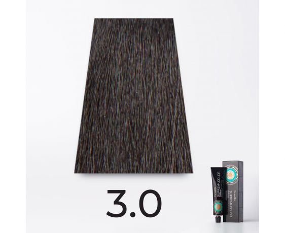 Краска для волос FarmaVita Suprema 3.0 темно-каштановый, 60мл