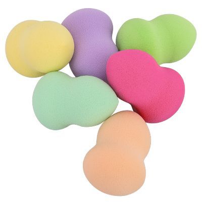 Спонж для макияжа грушевидный, 1 штука  (цвет в ассортименте)