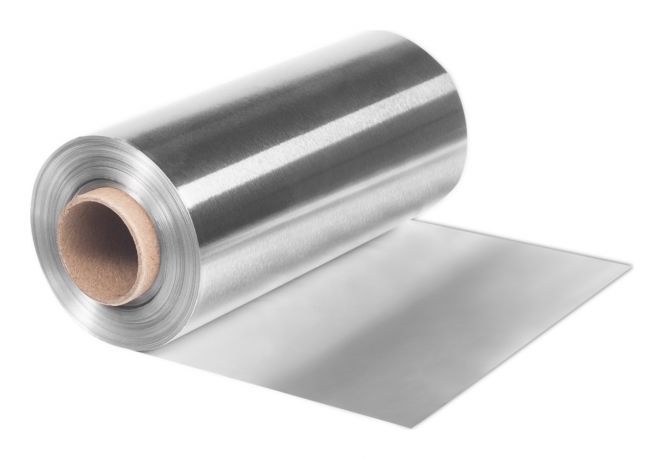 Фольга 25 м серебро White line, 16мк