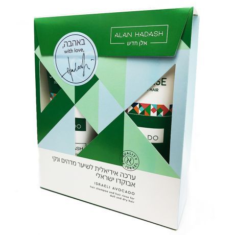 Набор косметики для волос (шампунь и кондиционер) Alan Hadash Israeli Avocado