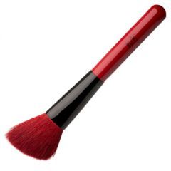 Кисть макияжная скошенная Red для нанесения румян, енот
